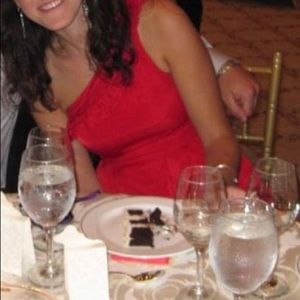 Limited Red Dress one arm short - Size 0